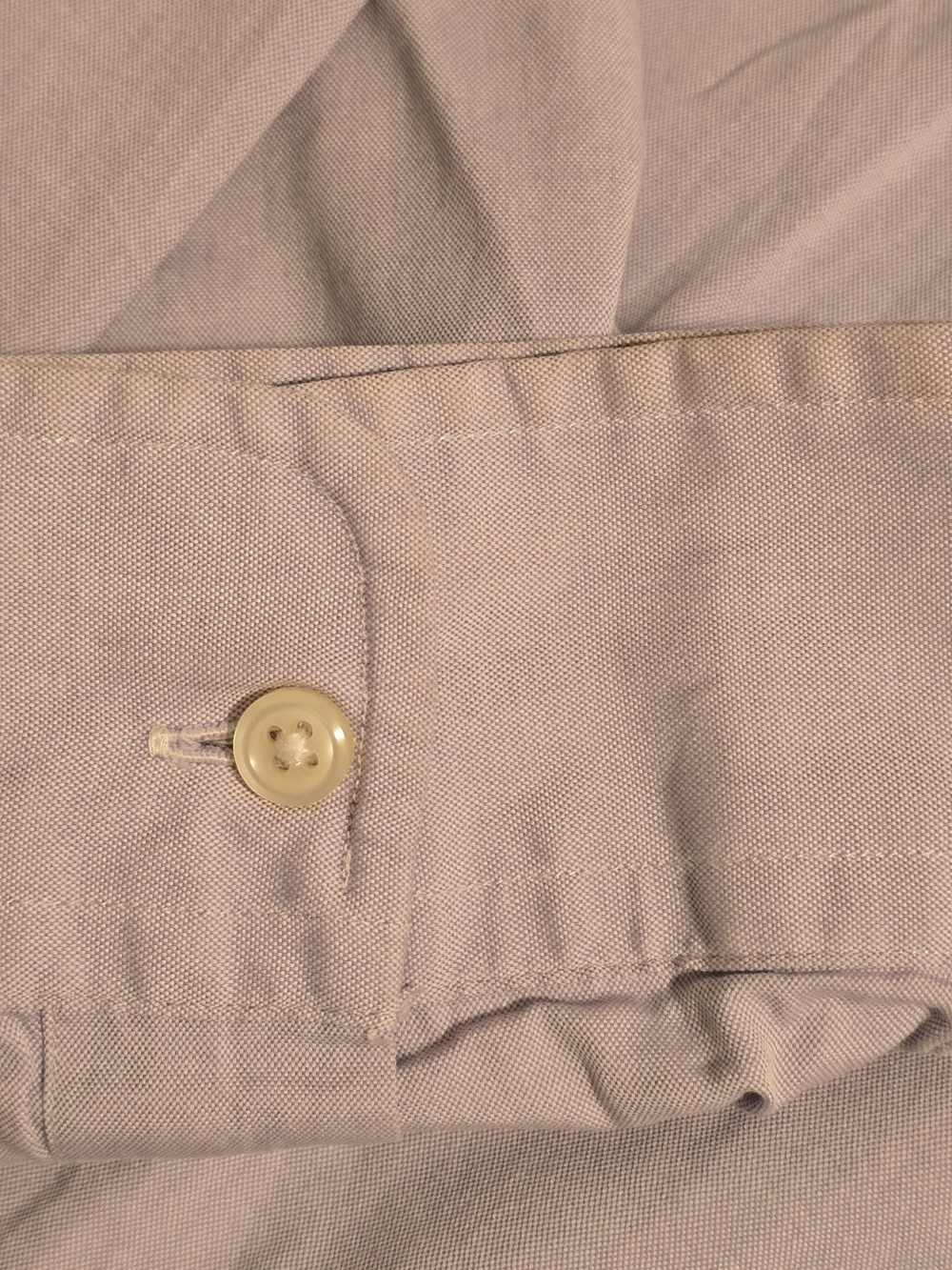 Ralph Lauren Classic Fit Mens 16.5 34-35 Lavender Button Down Shirt 100% Cotton - Picture 8 of 9